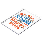 Leuk dat ik de aanvoerder ben van de Happy Pills P Notitieboek (Linkerzijde)
