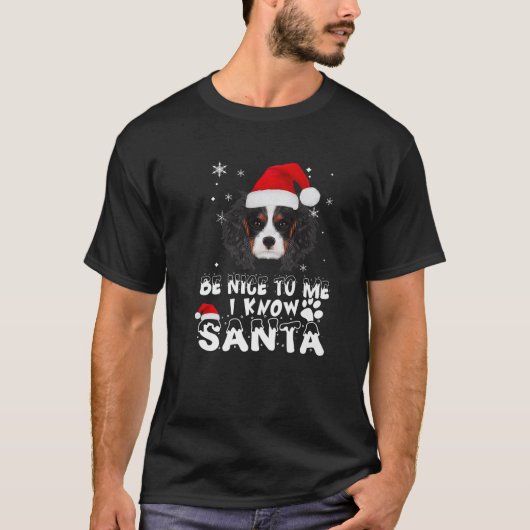 Leuk dat ik de kerstman van de kerstman ken. t-shirt (Voorkant)