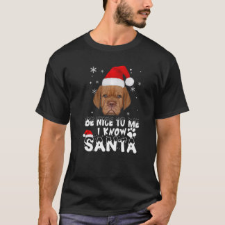 Leuk dat ik de Santa Dogue de Bordeaux Dog C ken. T-shirt