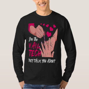 Leuk dat ik de spijkertechniek ben die ze je verte t-shirt
