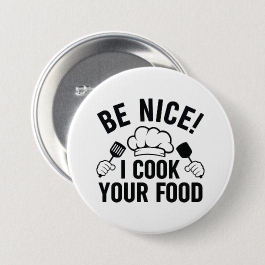 Leuk dat ik je eten heb meegenomen ronde button 7,6 cm (Voorkant /achterkant)