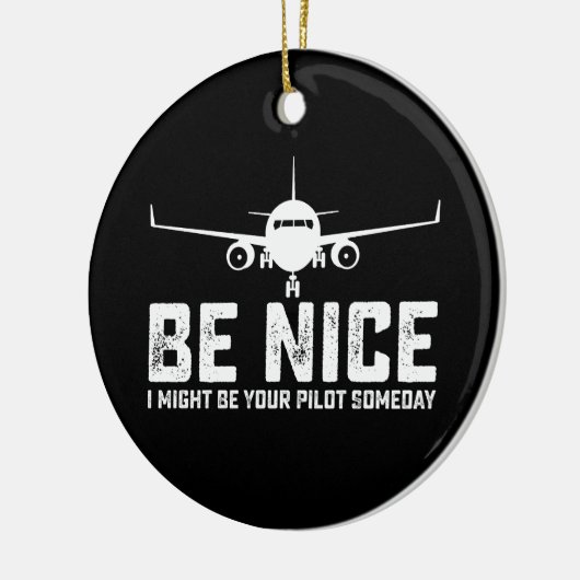 Leuk dat ik ooit je piloot kan zijn keramisch ornament (Links)