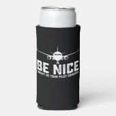 Leuk dat ik ooit je piloot kan zijn seltzer blikjeskoeler (Seltzer Voorkant)