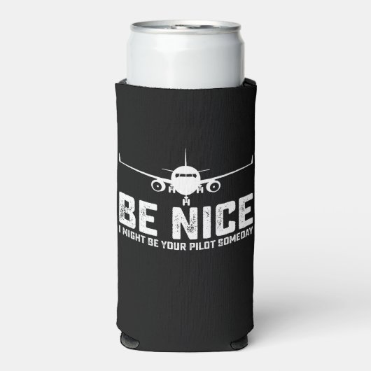 Leuk dat ik ooit je piloot kan zijn seltzer blikjeskoeler (Seltzer Voorkant)