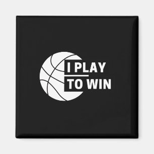 Leuk dat ik speel om basketbalsporten te winnen magneet