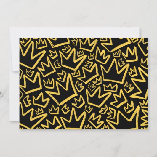 Leuk dat je mijn koning vaders dag foto kaart (Achterkant)