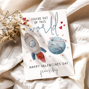 Leuk dat je niet van deze wereld bent   Valentijns Feestdagenkaart