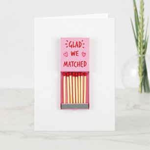 Leuk dat we bij elkaar passen liefdeskaart kaart