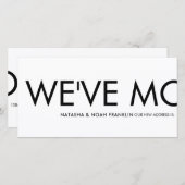 Leuk dat we de aankondiging van het nieuwe adres h (Voorkant / Achterkant)