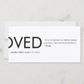 Leuk dat we de aankondiging van het nieuwe adres h (Achterkant)