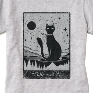 Leuk De Kat Tarot Kaart Fortune Teller Funny Fun T-shirt