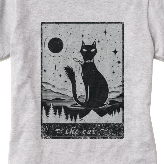 Leuk De Kat Tarot Kaart Fortune Teller Funny Fun T-shirt