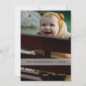 Leuk Definieer Stout | Foto Kerstmis Feestdagenkaart (Achterkant)