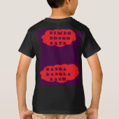 Leuk design Bimbo Bongo Bats fantasie Tshirt (Achterkant)