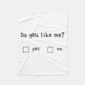 Leuk Design Fleece Deken (Voorkant)