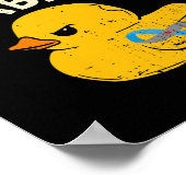 Leuk Diabetes Bewustzijn Ik Duck Diabetes I Cool R Poster (Hoek)