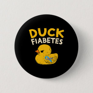 Leuk Diabetes Bewustzijn Ik Duck Diabetes I Cool R Ronde Button 5,7 Cm