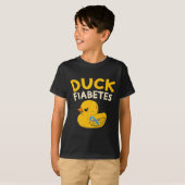 Leuk Diabetes Bewustzijn Ik Duck Diabetes I Cool R T-shirt (Voorkant volledig)