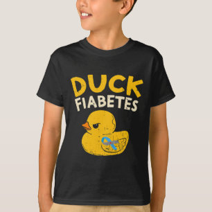 Leuk Diabetes Bewustzijn Ik Duck Diabetes I Cool R T-shirt