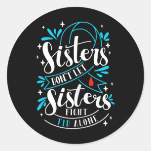 Leuk Diabetes Bewustzijn T1D Ronde Sticker