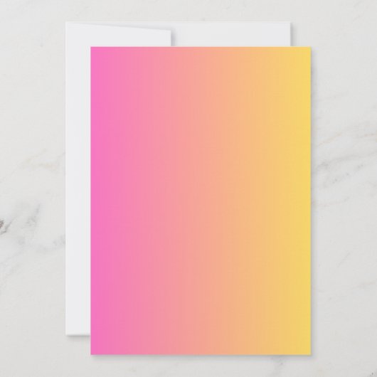 Leuk dier 1e verjaardagsfeestje kaart (Achterkant)