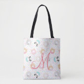 Leuk Dier Donuts Monogram canvas tas (Voorkant)