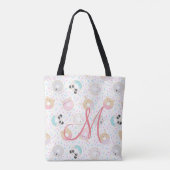 Leuk Dier Donuts Monogram canvas tas (Achterkant)