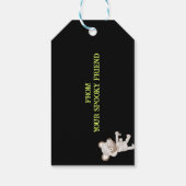 Leuk dier Halloween boek Cadeaulabel (Achterkant)