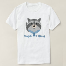 Leuk Dier 'Keeping it classy' Racoon T-shirt