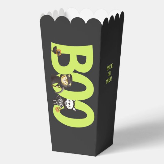 Leuk dier spooktacular Halloween Kinder partij Bedankdoosjes (Voorkant)