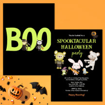 Leuk dier spooktacular Halloween Kinder partij