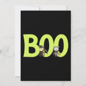 Leuk dier spooktacular Halloween Kinder partij Kaart (Achterkant)