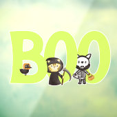 Leuk dier spooktacular Halloween Raamsticker (Vel 3)