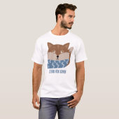 Leuk Dier 'Zero Fox' T-shirt (Voorkant volledig)