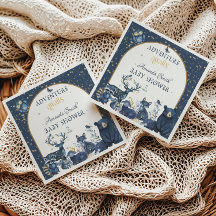 Leuk Dierenavontuur Night Sky Baby shower