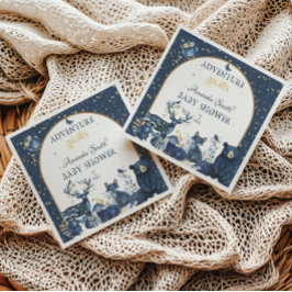 Leuk Dierenavontuur Night Sky Baby shower Servet