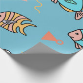 Leuk Dierlijk Ontwerp Naadloos Patroondocument Cadeaupapier (Hoek)