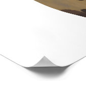 Leuk Dierlijk Ontwerp Roze Bubblegum Blazende Gira Poster (Hoek)