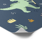 Leuk Dinosaurius Opgraving Bord Poster (Hoek)