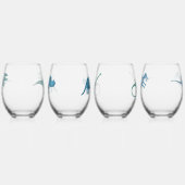 Leuk dinosaurus gepersonaliseerd glas (Links)