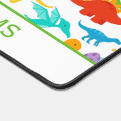 Leuk dinosaurus patroon kleurrijk bureaumat (Hoek)