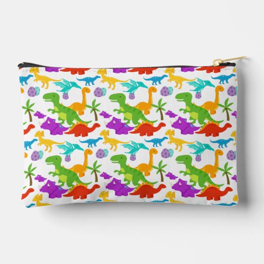 Leuk dinosaurus patroon kleurrijk etui (Achterkant)