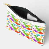 Leuk dinosaurus patroon kleurrijk etui (Open)