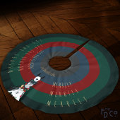 Leuk "Dit is het seizoen + Merrily Merrily" Kerstboom Rok