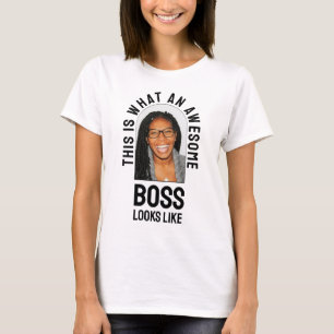 Leuk DIT IS HOE EEN GEWELDIGE BAAS ERUIT ZIET Foto T-shirt