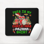 Leuk Dit is mijn kerst pyjama drum kit kerst Muismat (Met muis)