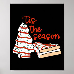 Leuk dit seizoen Design Kerstboom taarten Deb Poster