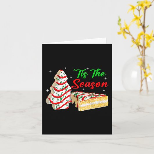 Leuk dit seizoen Kerstboom taarten Debbie Kaart (Gele Bloem)