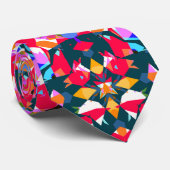 Leuk dopamine dressing positiviteit patroon kleurr stropdas (Opgerold)