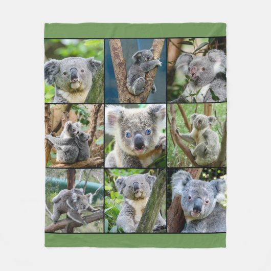 Leuk draag Collage Fleece Deken (Voorkant)